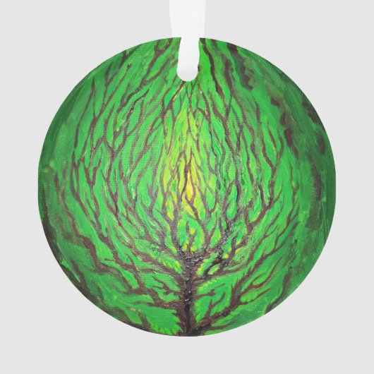 Grünes Leben Ornament (Rückseite)