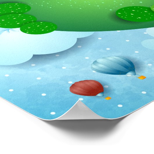 Grünes Leben Poster (Ecke)