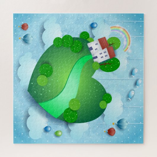 Grünes Leben Puzzle (Horizontal)