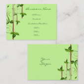 Grünes Leben Visitenkarte (Vorne/Hinten)