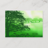 Grünes Leben Visitenkarte (Rückseite)