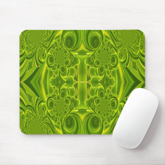 Grünes, lebendiges Texturmousepad Mousepad (Mit Mouse)