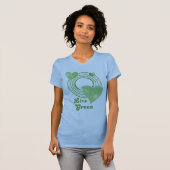Grünes lebhaftT-Shirt T-Shirt (Vorne ganz)