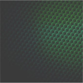 Grünes Leder Blatt Größe: 3" x 3" Blatt Aufkleber (Vorderseite)