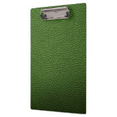 Grünes Leder Klemmbrett (Links)