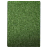 Grünes Leder Klemmbrett (Rückseite)