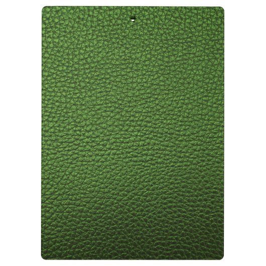 Grünes Leder Klemmbrett (Rückseite)