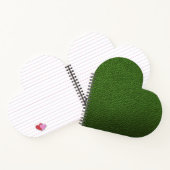 Grünes Leder Notizblock (Innenseite)