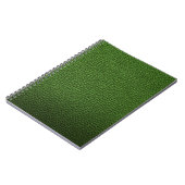 Grünes Leder Notizblock (Linke Seite)