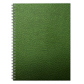 Grünes Leder Notizblock (Vorderseite)