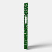 Grünes Ledereffekt Case-Mate iPhone Hülle (Rückseite / Rechts)