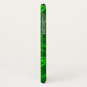 Grünes Leiterplatte-Muster Case-Mate iPhone Hülle (Hinten/Links)