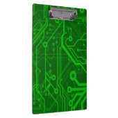Grünes Leiterplatte-Muster Klemmbrett (Rechts)