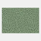 Grünes Leopard-Jungle-Safari-Wrapping Paper-Set Geschenkpapier Set (Vorderseite 2)