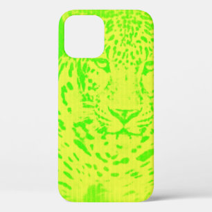 Grünes Leoparden-Porträt Vintage iPhone-Hülle Case-Mate iPhone Hülle