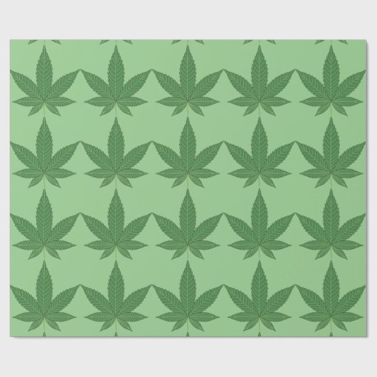 Grünes Licht für grüne Umhüllung von Weaf Geschenkpapier (Flach)