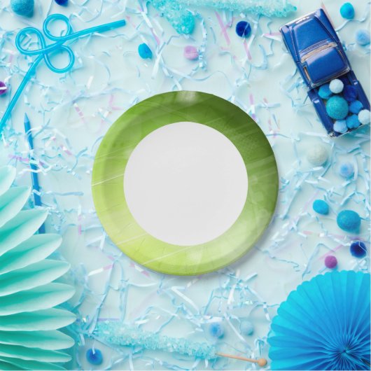 Grünes Licht im High-Tech-Stil Pappteller (Party)