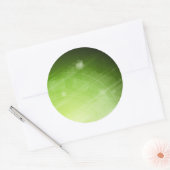 Grünes Licht im High-Tech-Stil Runder Aufkleber (Umschlag)