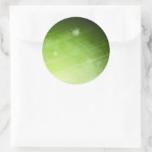 Grünes Licht im High-Tech-Stil Runder Aufkleber (Tasche)