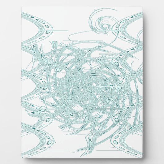 Grünes Licht in Weiß Fotoplatte (Vorderseite)