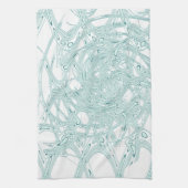 Grünes Licht in Weiß Handtuch (Vertikal)