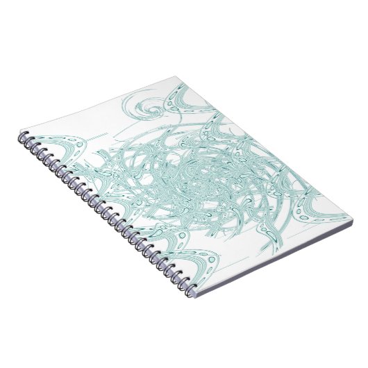 Grünes Licht in Weiß Notizblock (Rechte Seite)