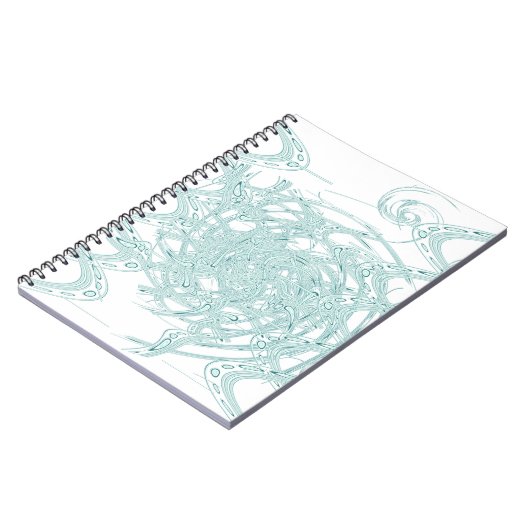 Grünes Licht in Weiß Notizblock (Linke Seite)