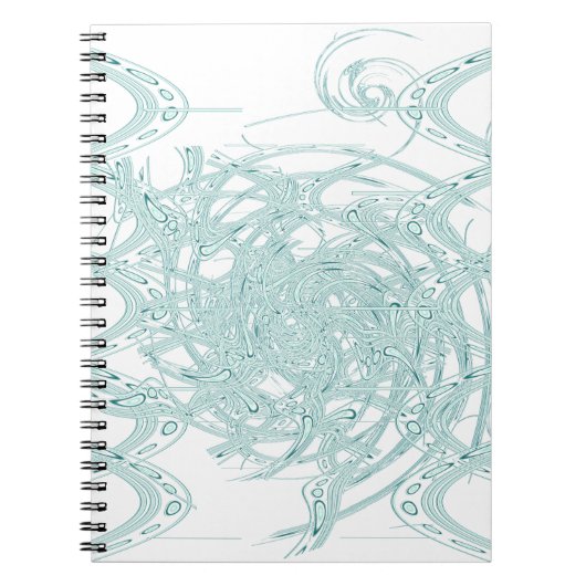 Grünes Licht in Weiß Notizblock (Vorderseite)