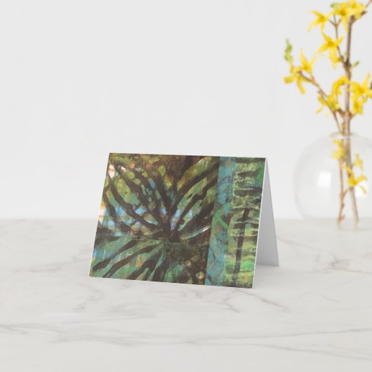 grünes Licht Karte (Gelbe Blume)