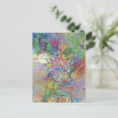 Grünes Licht Postkarte (Stehend Vorderseite)