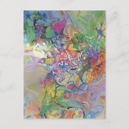 Grünes Licht Postkarte (Vorderseite)