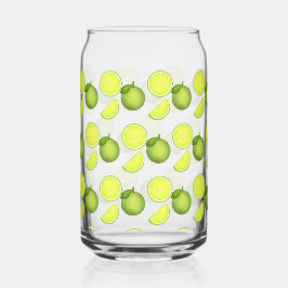 Grünes Limones Muster Dosenglas
