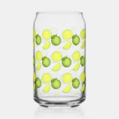 Grünes Limones Muster Dosenglas (Rückseite)
