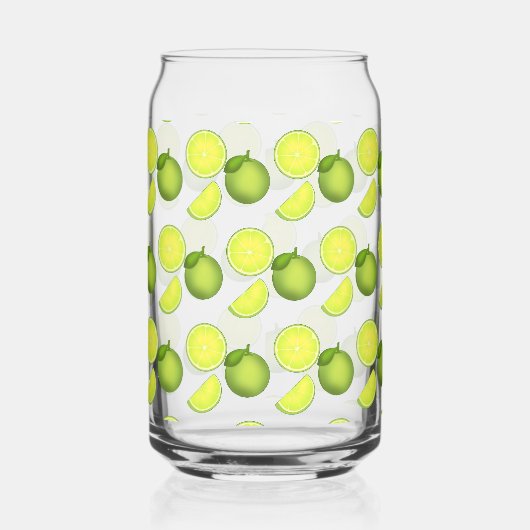 Grünes Limones Muster Dosenglas (Links)
