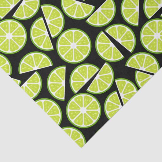 Grünes Limones Zitrusfrucht Seidenpapier (Detail)