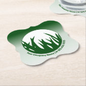 Grünes Logo für den Werbewächter-Dienst Untersetzer (angewinkelt)