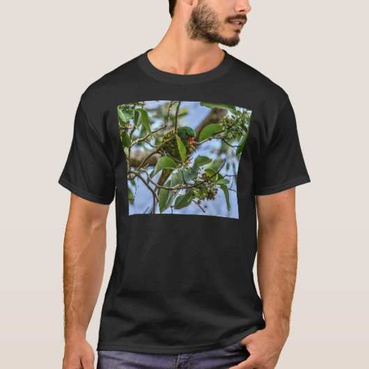 GRÜNES LORIKEET LÄNDLICHES QUEENSLAND AUSTRALIEN T-Shirt (Vorderseite)