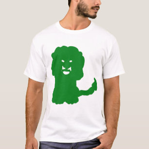 Grünes Löwe-Sternzeichen-Symbolkunst T-Shirt