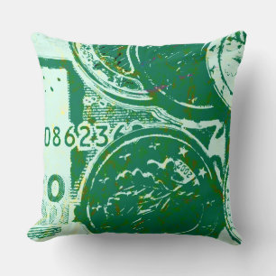 Grünes Lumbar Pillow Kissen