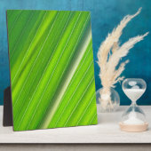 Grünes Maisblattdesign Fotoplatte (Seite)