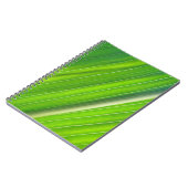 Grünes Maisblattdesign Notizblock (Linke Seite)