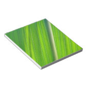 Grünes Maisblattdesign Notizblock (angewinkelt)