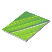 Grünes Maisblattdesign Notizblock (Rotiert)
