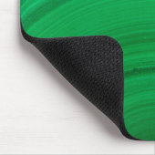 Grünes Malachit Nah Mousepad (Ecke)