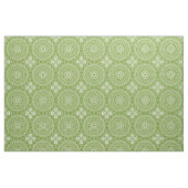 Grünes Mandala-Naturmuster Stoff (Fat Quarter (45,7 x 55,9 cm))