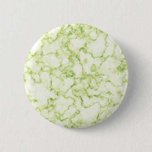 Grünes Marmormuster Button (Vorderseite)