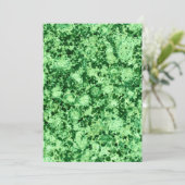 Grünes Marmormuster Feiertagskarte (Stehend Vorderseite)