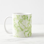 Grünes Marmormuster Kaffeetasse (Links)