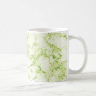 Grünes Marmormuster Kaffeetasse