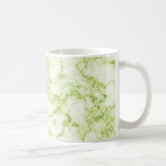 Grünes Marmormuster Kaffeetasse (Rechts)